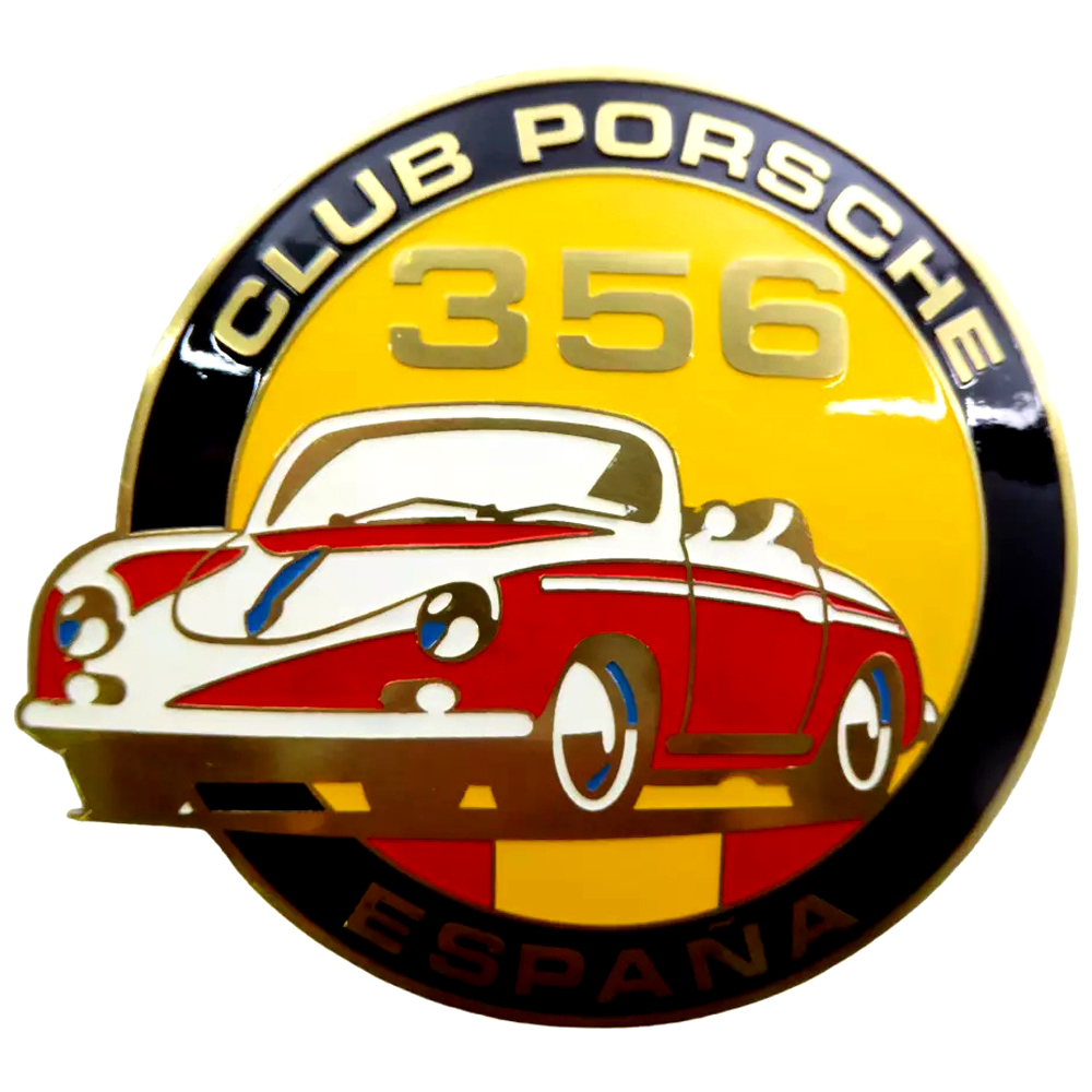 356 Porsche Club of Spain car badge